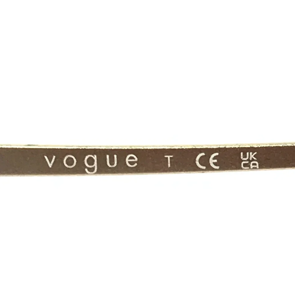 Vogue Eyeglasses Frames VO4229 5141 Purple Gold Cat Eye Wire Rim 51-18-140